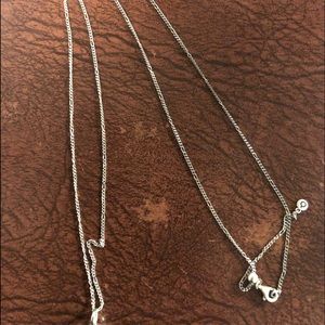 Authentic Pandora silver chain 24” long